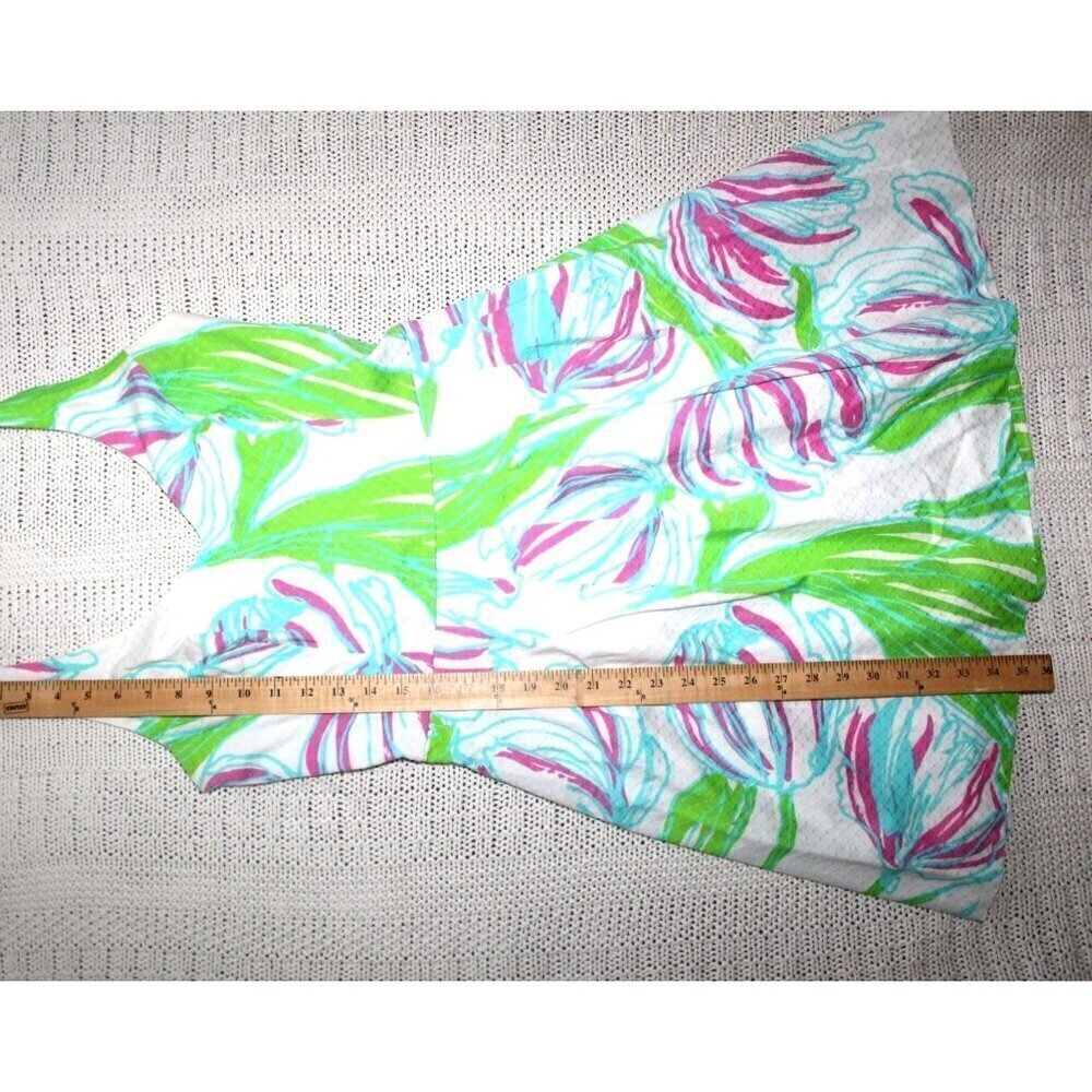 Lilly Pulitzer Ring the Belt Boy Ross mini Dress Size 6 floral print Open Back - Picture 5 of 12